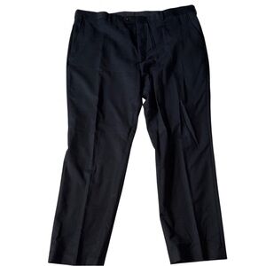 Stafford Pinstripe Men’s Classic Black & White Dress Pants Size 42 x 32